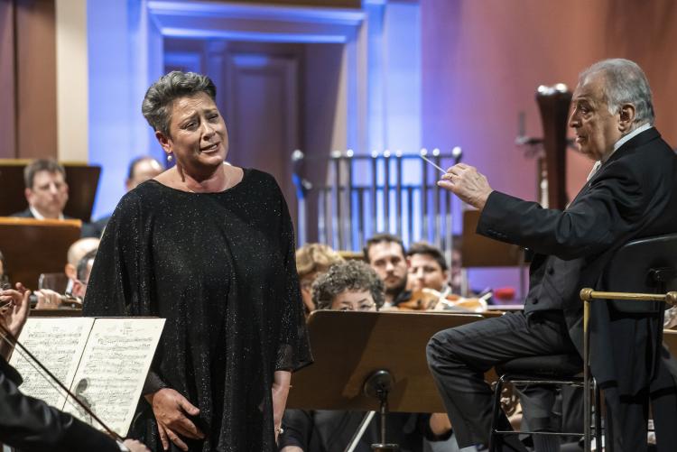 Dvořákova Praha 2019 - Gerhild Romberger a Zubin Mehta