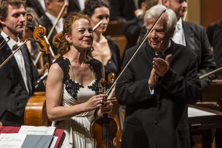 Philharmonia Orchestra London, Christoph von Dohnányi and Carolin Widmann