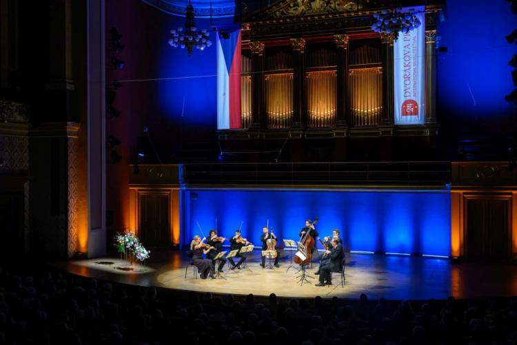 Dvořákova Praha 2024 - koncert 8/9/2024 - Pavel Haas Quartet, K. Dohnal, T. Františ, P. Vojta, P. Ries 