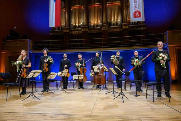 Dvořákova Praha 2024 - koncert 8/9/2024 - Pavel Haas Quartet, K. Dohnal, T. Františ, P. Vojta, P. Ries 